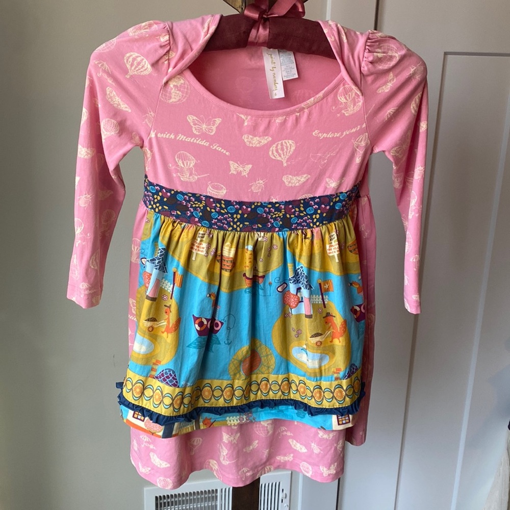 Matilda Jane Lily Pad Apron Dress size 6